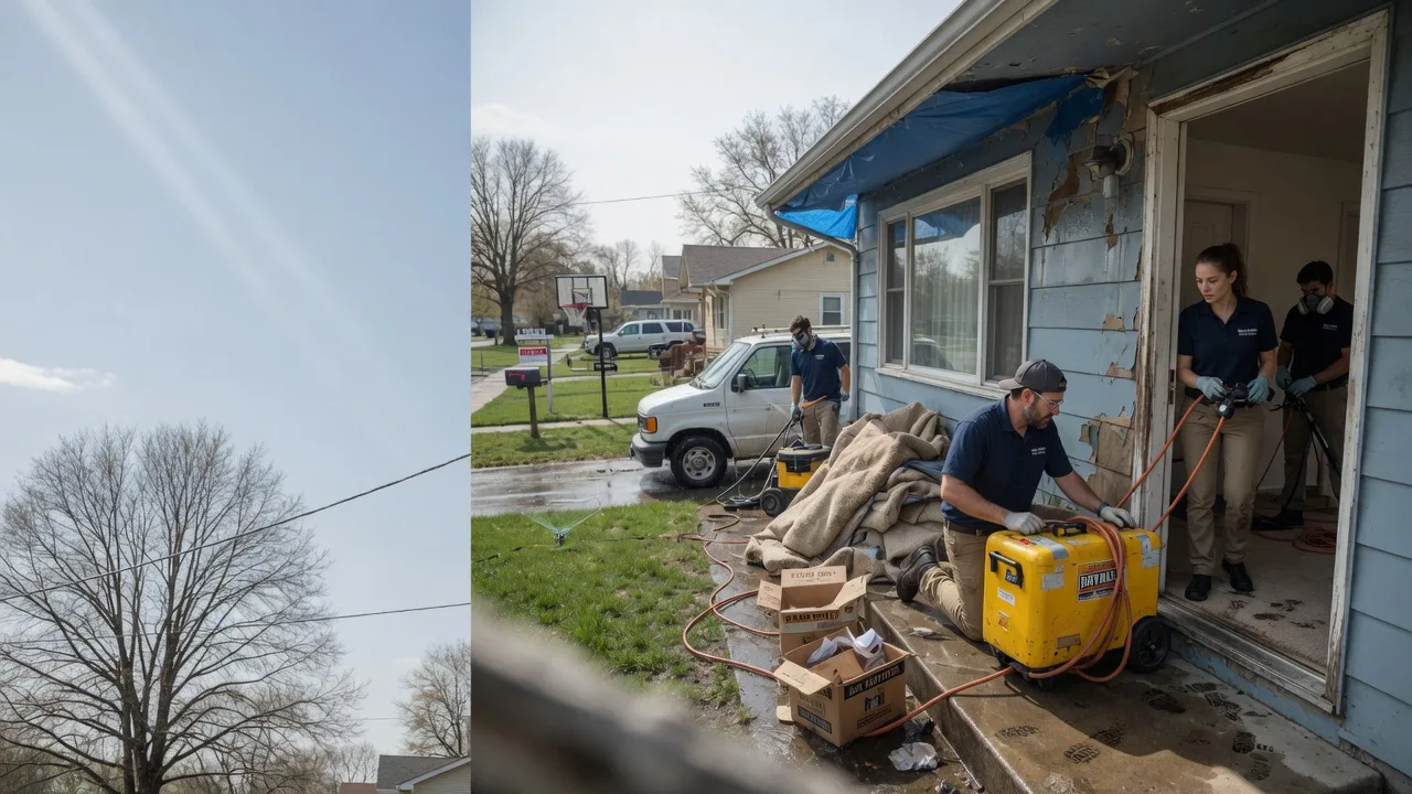 Basement Flood Cleanup in Snover, MI near me